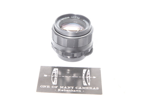 Pentax 50mm f1.4 SMC Takumar