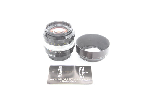 Nikon 50mm f1.4 Nikkor-S·C Auto with hood HS-1