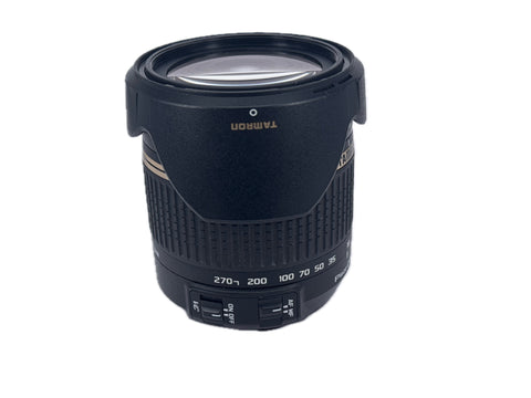 Tamron 18-270mm f3.5-6.3 Di II with hood - For Nikon