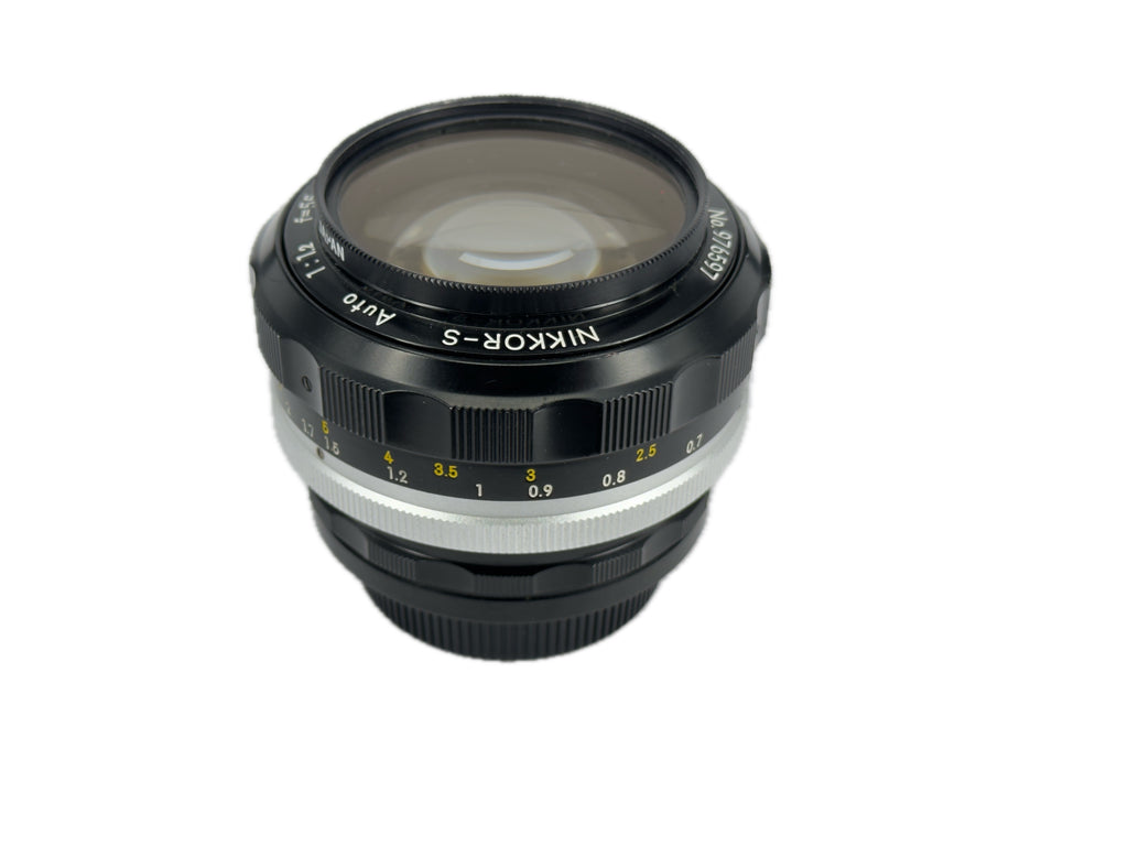 Nikon 55mm f1.2 Nippon Kogaku Nikkor-S Auto - serviced September 2025