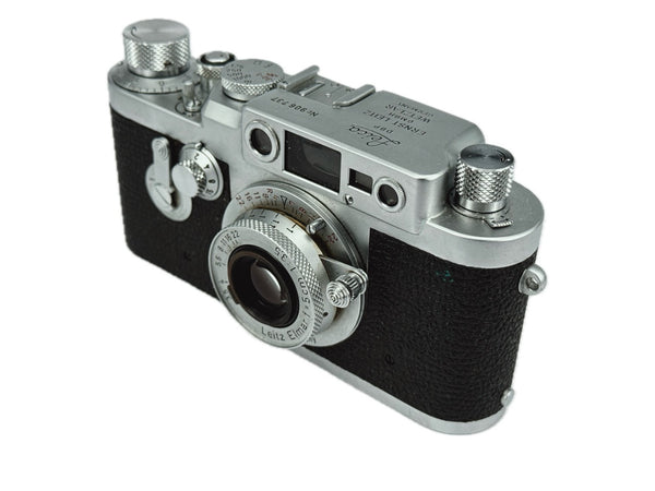 Leica IIIg with 5cm f3.5 Elmar and case and box