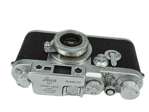 Leica IIIg with 5cm f3.5 Elmar and case and box