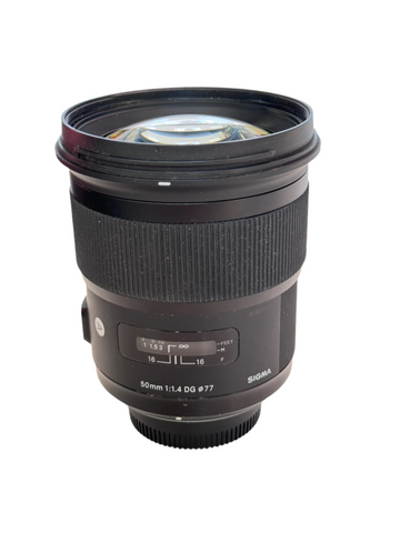 Sigma 50mm f1.4 DG ART with hood - for Nikon
