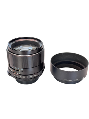 Pentax 85mm f1.9 Super-Takumar with hood