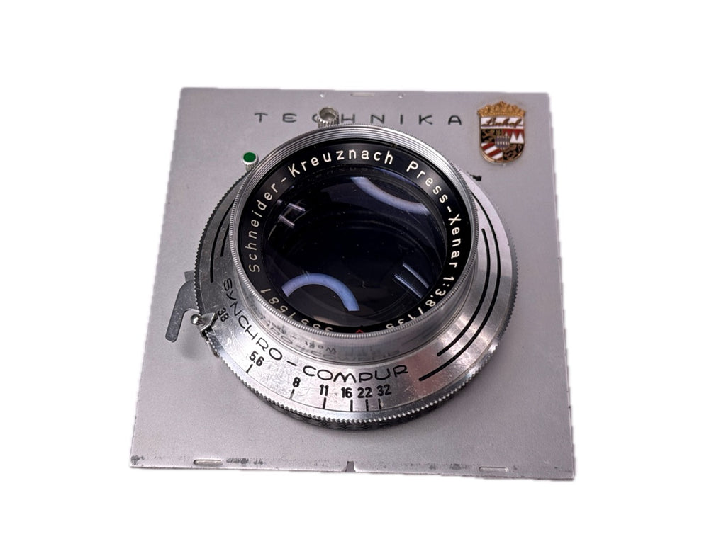 Schneider 135mm f3.8 Press-Xenar in Synchro-Compur shutter - Cl'a August 2025