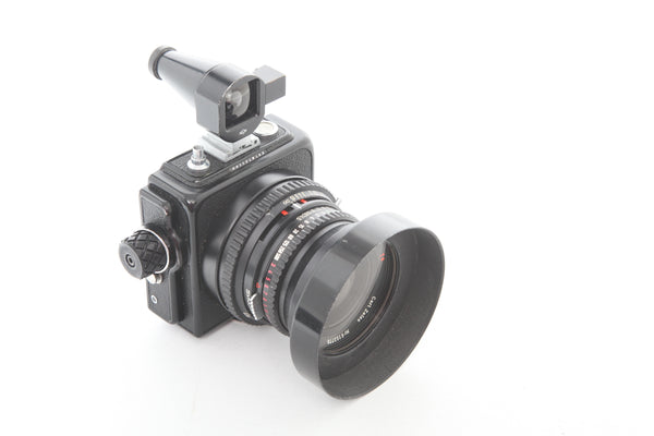 Hasselblad SWC Super Wide C Black with 38mm f4.5 Zeiss Biogon and finder - cl'a May 2024