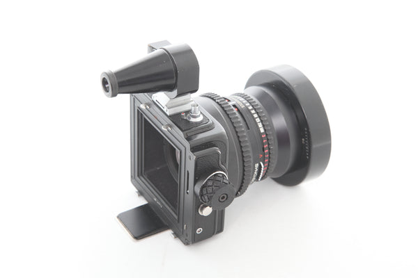 Hasselblad SWC Super Wide C Black with 38mm f4.5 Zeiss Biogon and finder - cl'a May 2024