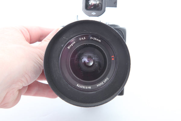 Hasselblad SWC Super Wide C Black with 38mm f4.5 Zeiss Biogon and finder - cl'a May 2024