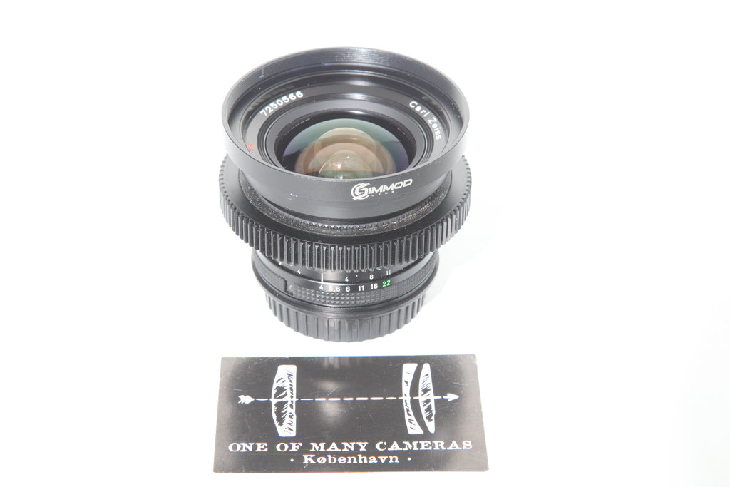 Contax 18mm f4 Zeiss Distagon - CINE MOD Canon EF