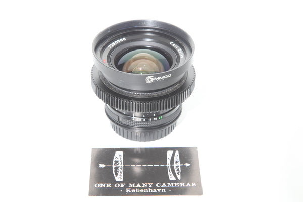 Contax 18mm f4 Zeiss Distagon - CINE MOD Canon EF
