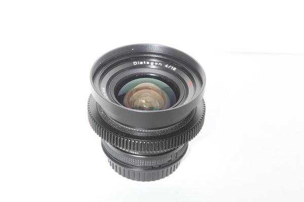 Contax 18mm f4 Zeiss Distagon - CINE MOD Canon EF