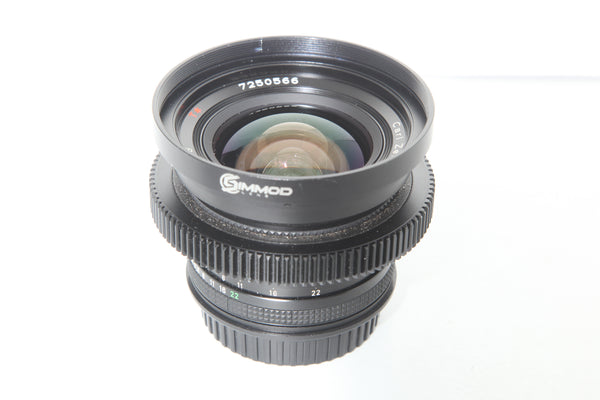 Contax 18mm f4 Zeiss Distagon - CINE MOD Canon EF
