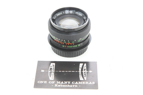 Petri 55mm f1.7 EE Auto - M42 mount