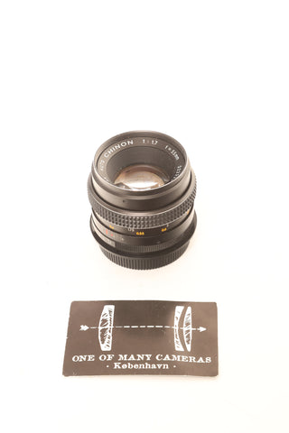Chinon 55mm f1.7 Auto Flex - M42 mount