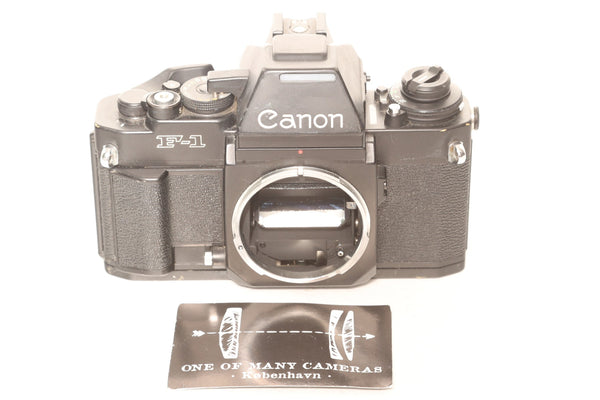 Canon F-1 New - new light seals January 2025