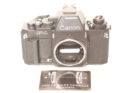 Canon F-1 New - new light seals January 2025