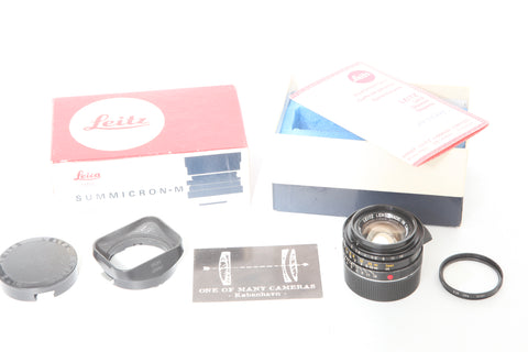 Leica 35mm f2 Summicron-M v4 with hood 12524 - Bokeh king - CL'A JANUARY 2024