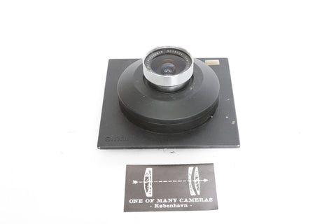 Schneider 75mm f8 Super-Angulon on Sinar DB Lens board