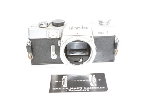 Minolta SR-1 - new light seals March 2022