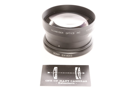 Century Pro Series HD 1.6x Tele-Converter ø102 Schneider Optics - Sony EX1 EX3