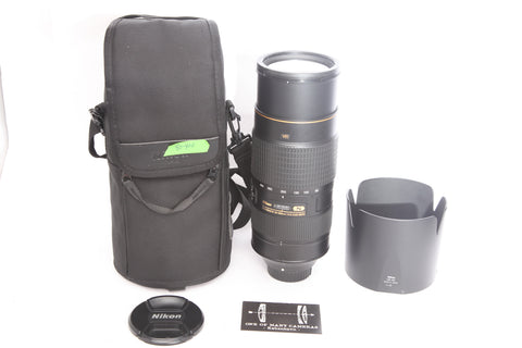 Nikon 80-400mm f4.5-5.6 AF-S G ED N VR