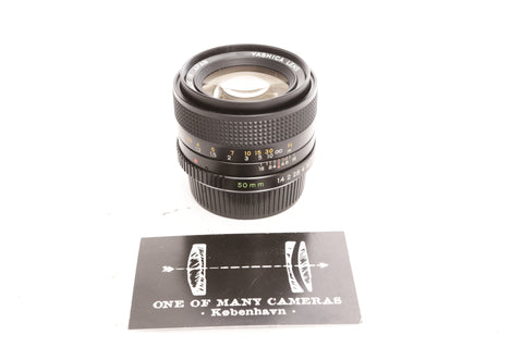 Yashica 50mm f1.4 ML - Contax Yashica