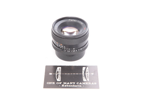 Contax 50mm f1.7 Zeiss Planar - Contax Yashica