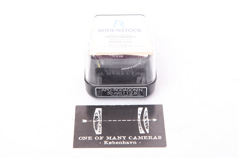 Rodenstock Apo-Rodagon-N 50mm f2.8 Enlarging Lens 275 0050 001 NEW IN BOX