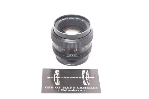 Konica Hexanon AR 50mm f1.7