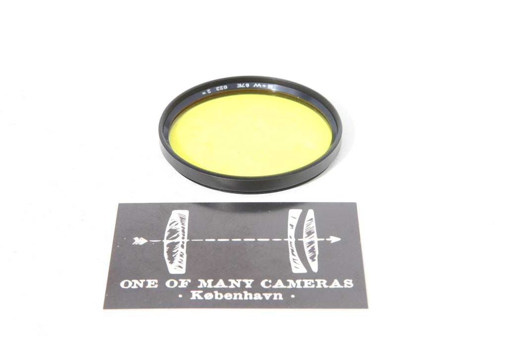 B+W Filter ø67 Yellow 022 2x