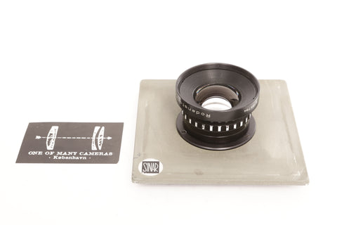 Rodenstock 150m f5.6 Rodagon on Sinar board
