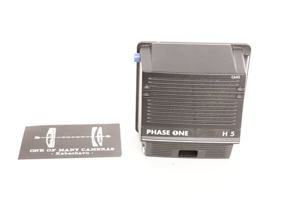 PhaseOne H5 Digital Back for CONTAX 645