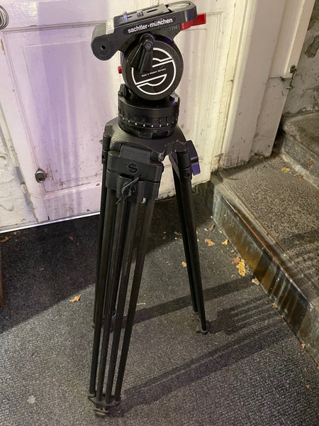 Sachtler Tripod with Fluid Head and long and short legs