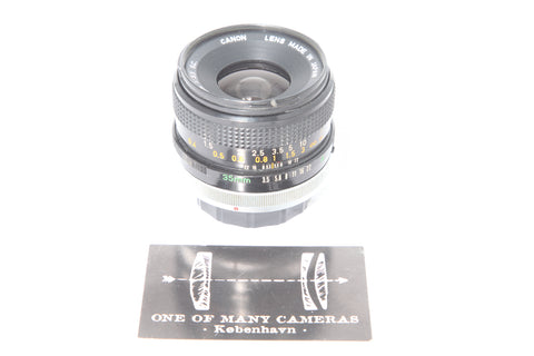 Canon FD 35mm f3.5 S.C.
