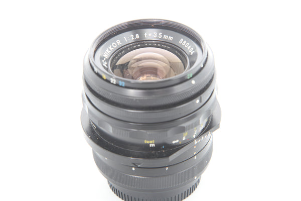 Nikon 35mm f2.8 PC-Nikkor with hood HN-1