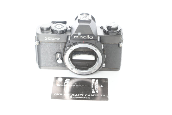 Minolta XD7 Black - New light seals October 2024