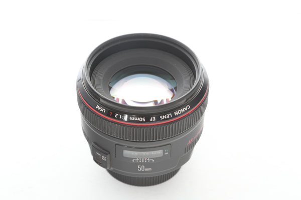 Canon EF 50mm f1.2 L with hood ES-78