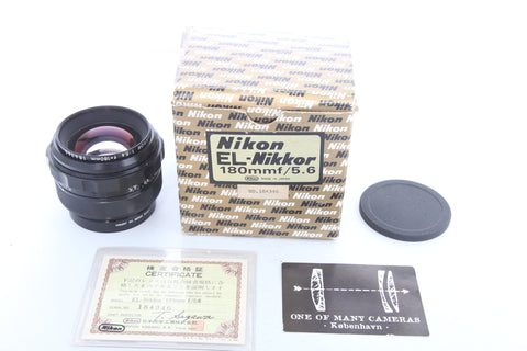 Nikon 180mm f5.6 EL-Nikkor