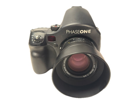 PhaseOne 645 AF with 80mm f2.8 and film back
