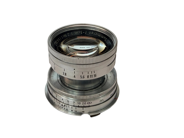 Leica 5cm f2 Summicron SOOIC-M - serviced June 2026