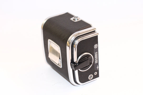 Hasselblad A12 Film Back Chrome - cl' a and new light seals April 2025