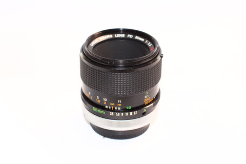 Canon FD 50mm f3.5 Macro S.S.C. - serviced April 2025