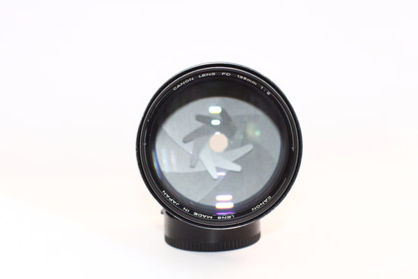 Canon FD 135mm f2 FDn - cl'a April 2025