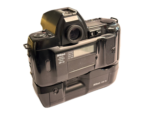 Nikon AF F-801 with MB-10 Motor Drive