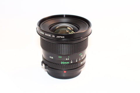 Canon FD 20mm f2.8 FDn - cl'a April 2025