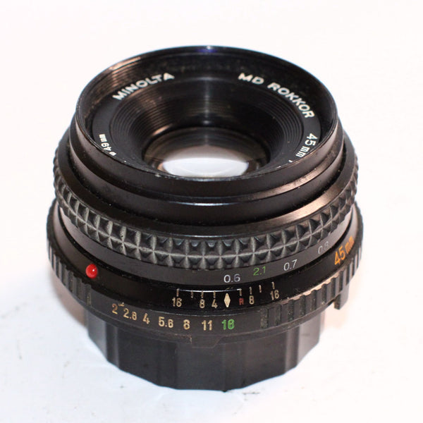 Minolta 45mm f2 MD Rokkor