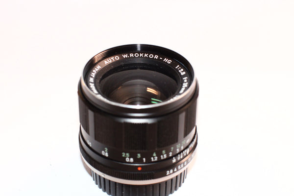 Minolta 35mm f2.8 MD W.Rokkor-HG - cl'a April 2025