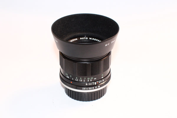Minolta 35mm f2.8 MD W.Rokkor-HG - cl'a April 2025