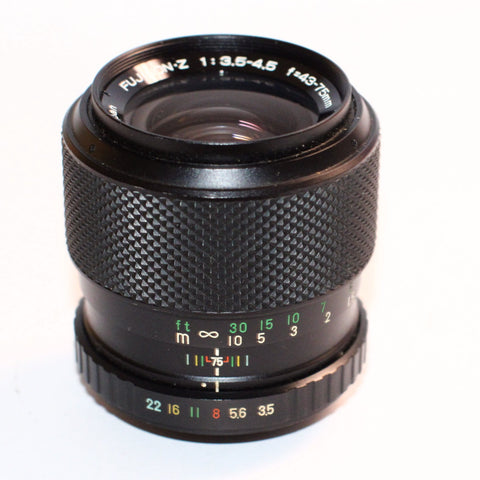 Fuji 43-75mm f3.5-4.5 Fujinon Z - M42 mount