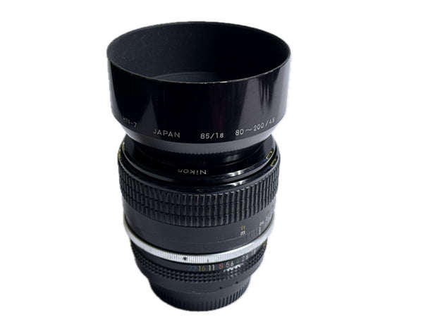 Nikon 85mm f1.8 Nikkor - serviced June 2025